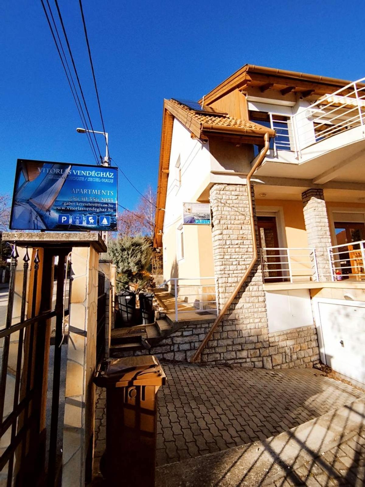 Apartman Vitorlás Vendégház Balatonfüred Exterior foto
